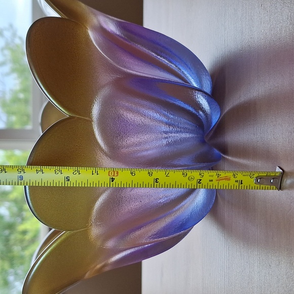 #AEO 3 Piece of Walther Glas Marrakech petal bowls And Plate gold and purple - Picture 10 of 16